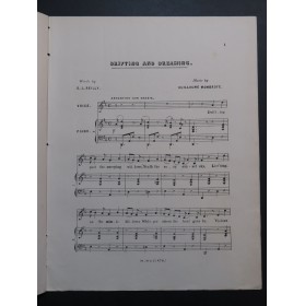 MOMBROYE Guillaume Drifting and Dreaming Chant Piano XIXe siècle