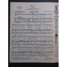 ROMBERG Sigmund Ça Chant Piano 1930