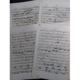 MOZART W. A. Quatuor op 10 No 3 Violon Alto Violoncelle ca1855