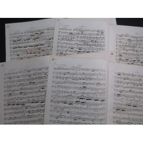 MOZART W. A. Quatuor op 10 No 3 Violon Alto Violoncelle ca1855