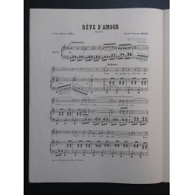 TOUDY Auguste Rêve d'Amour Chant Piano