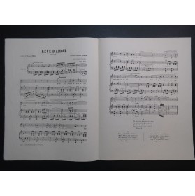TOUDY Auguste Rêve d'Amour Chant Piano
