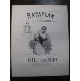 COLLIN Lucien Rataplan Chant Piano XIXe