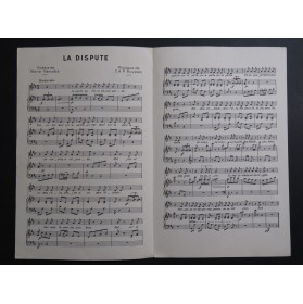 RUYSSEN C. A. P. La Dispute Chant Piano 1934