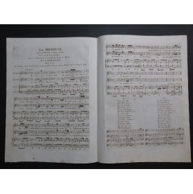 ROMAGNESI Antoine La Peureuse Chant Piano ou Harpe ca1820