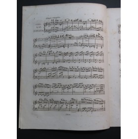 HUMMEL J. N. Sonate op 25 Piano ca1820