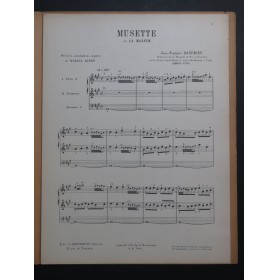 DANDRIEU Jean-François Musette en La Maj Orgue 1942