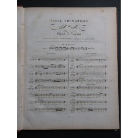 ROSSINI G. Otello Opéra en italien Piano Chant ca1825