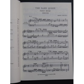 PURCELL Henry The Fairy Queen Chant Piano