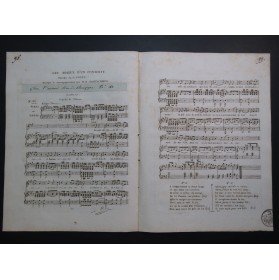 KRETSCHMER H. A. Les Adieux d'un Conscrit Chant Piano ou Harpe ca1820