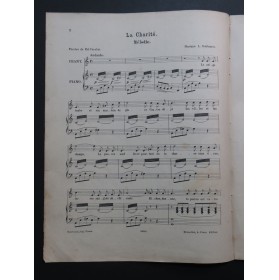 GOBBAERTS Louis La Charité Chant Piano ca1886