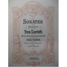 SCARLATTI D. Sonaten Piano Clavecin