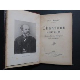 AVENEL Paul Chansons Nouvelles ca1895