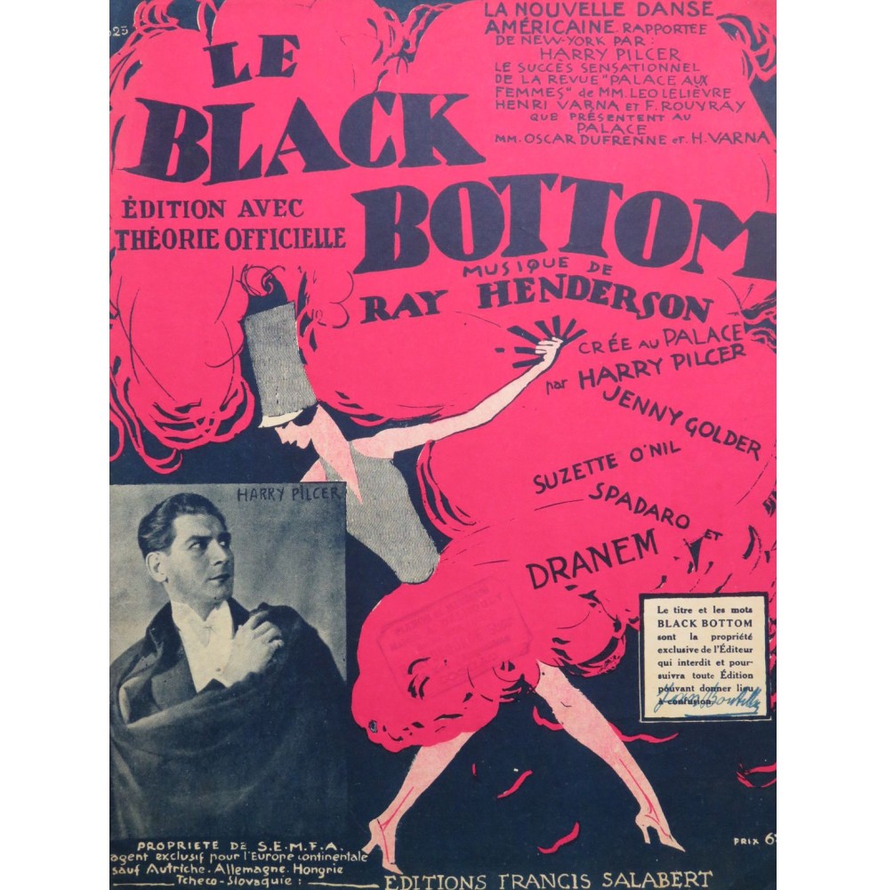 HENDERSON Ray Le Black Bottom Piano 1926
