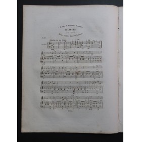 BARRAULT DE ST ANDRÉ Solitude Chant Piano 1838
