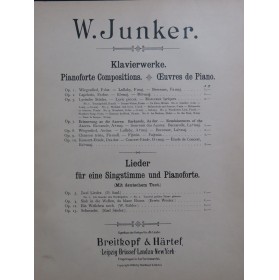 JUNKER W. Souvenir des...