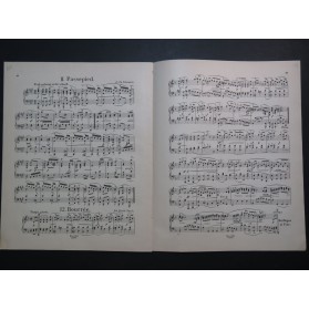 RIEMANN Hugo Rococo Pièces pour Piano 1899