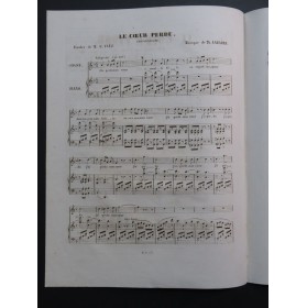 LABARRE Théodore Le Coeur Perdu Chant Piano ca1840