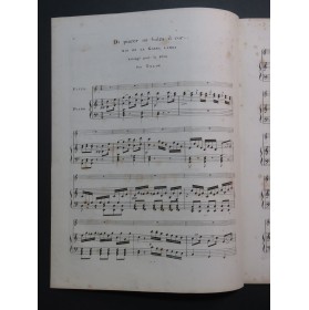 TULOU Jean-Louis Cavatine de la Gazza Ladra Rossini Piano Flûte ca1860