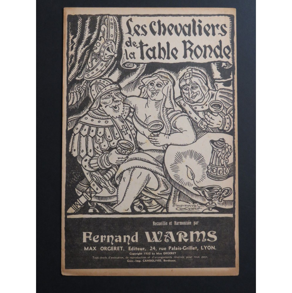 Les Chevaliers de la Table Ronde Fernand Warms Chant Piano 1938