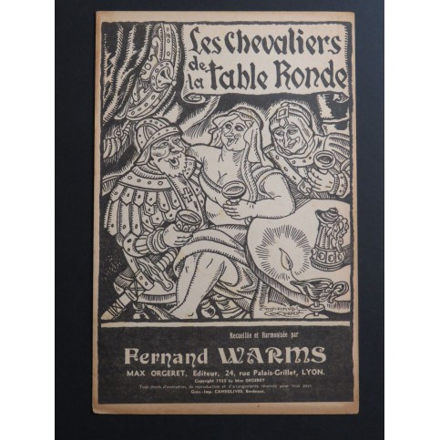 Les Chevaliers de la Table Ronde Fernand Warms Chant Piano 1938