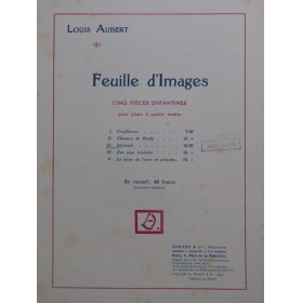AUBERT Louis Sérénade Piano...