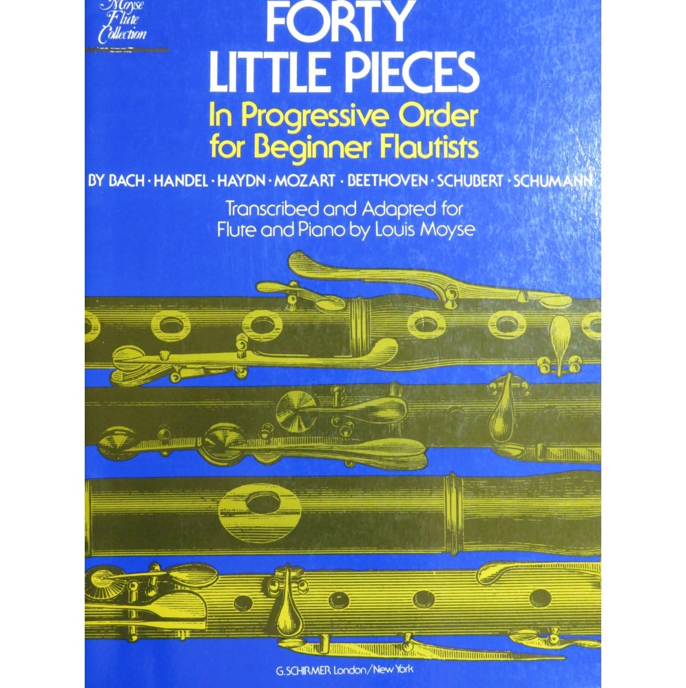Forty Little Pieces in Progressive Order Piano Flûte
