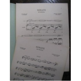 ARIOSTI Attilio Sonate Mi mineur Violon Piano 1918﻿