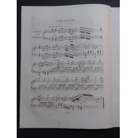 SCHUBERT Camille Fantaisie sur la Romance de la Folle op 22 Piano ca1840
