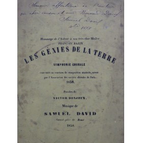 DAVID Samuel Les Génies de...