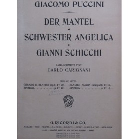 PUCCINI Giacomo Schwester...