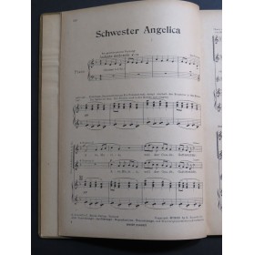 PUCCINI Giacomo Schwester Angelica Chant Piano 1920