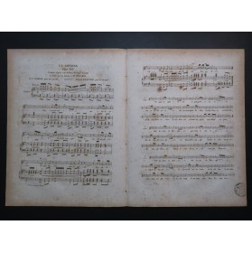 BRUGUIERE Edouard Le Zeibeck Chant Piano ca1840
