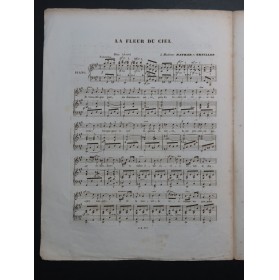 PUGET Loïsa La Fleur du Ciel Chant Piano 1842