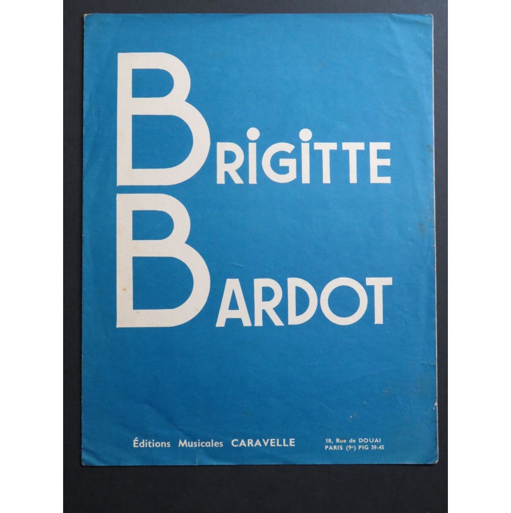 Brigitte Bardot Miguel Gustavo Chant Piano 1959