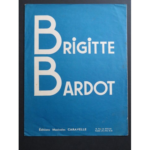 Brigitte Bardot Miguel Gustavo Chant Piano 1959