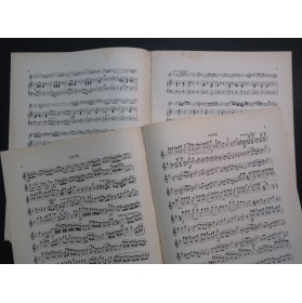 FUGATI Antonio Le Barbier de Séville de Rossini Piano Flûte 1898