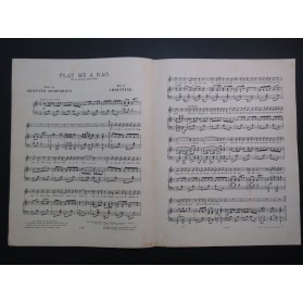 CHRISTINÉ Henri Play Me A Rag Chant Piano 1914