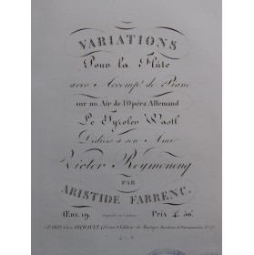 FARRENC Aristide Variations...