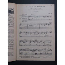 La Petite Maîtrise No 257 Blin Tunder Micha Bertelin Orgue 1934