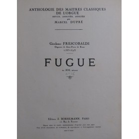FRESCOBALDI Girolamo Fugue...