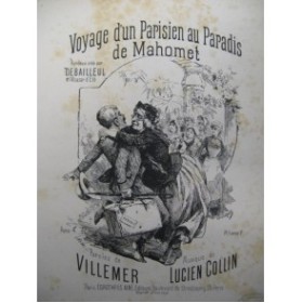 COLLIN Lucien Voyage d'un Parisien Chant piano XIXe