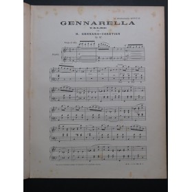 GENNARO-CHRÉTIEN H. Gennarella op 62 Piano