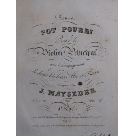 MAYSEDER Joseph Pot Pourri...