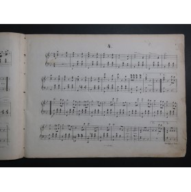 STRAUSS Johann Morgenblätter op 279 Piano XIXe