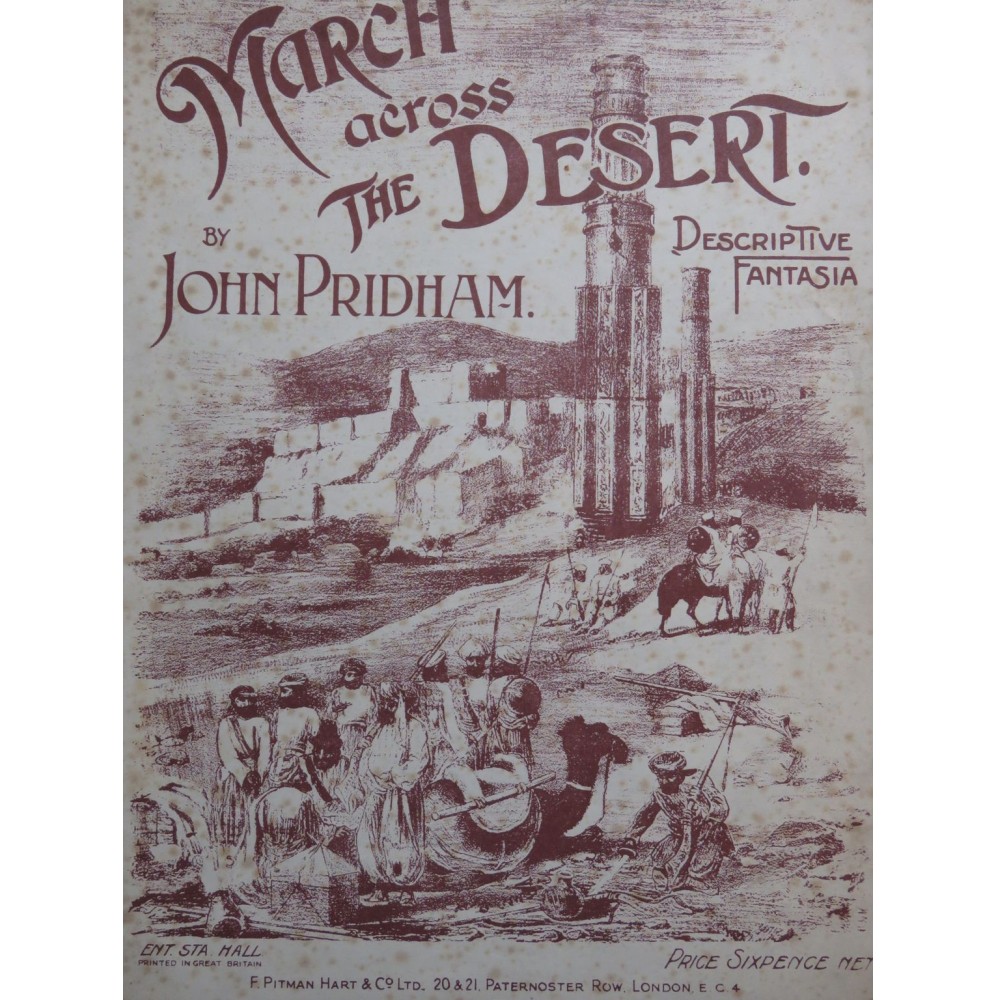 PRIDHAM John March Across the Desert Piano