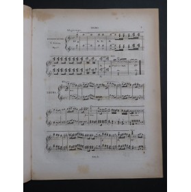 CZERNY Charles Variations Concertantes op 67 Piano 4 mains ca1825