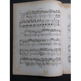 CZERNY Charles Variations Concertantes op 67 Piano 4 mains ca1825