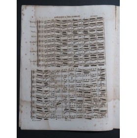 BACH J. S. Concert en Ré mineur pour 3 Clavecins Violon Alto Basse 1845