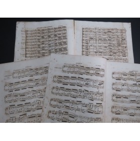 BACH J. S. Concert en Ré mineur pour 3 Clavecins Violon Alto Basse 1845